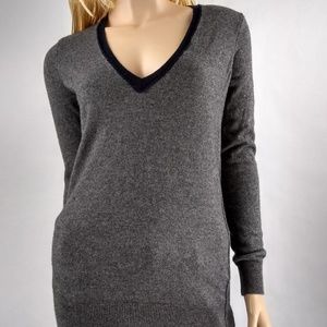 Wallace Gray Cashmere Wool Blend Sweater XSmall